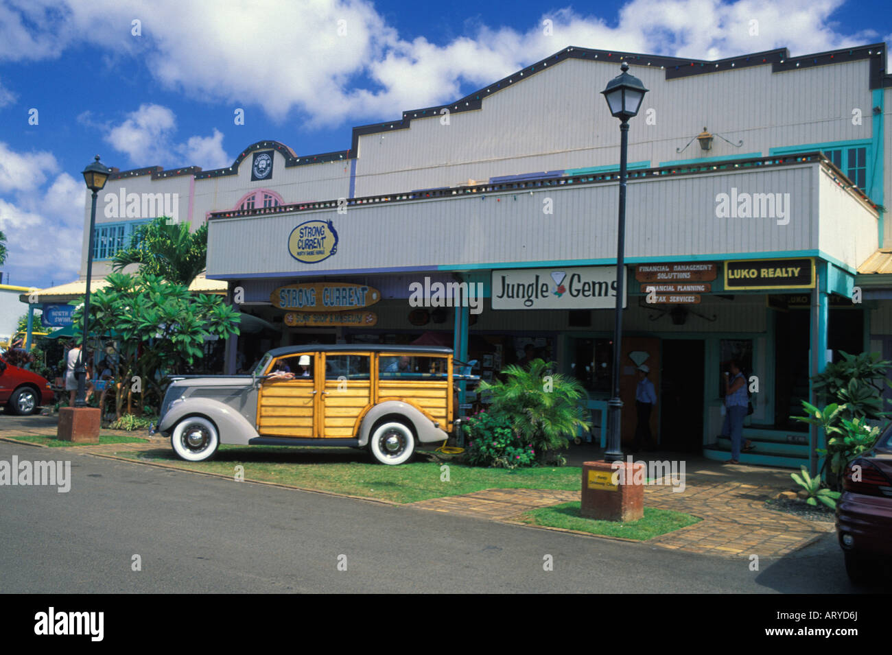 Shopping Haleiwa Hawaii Oahu North Shore Stock Photos ...