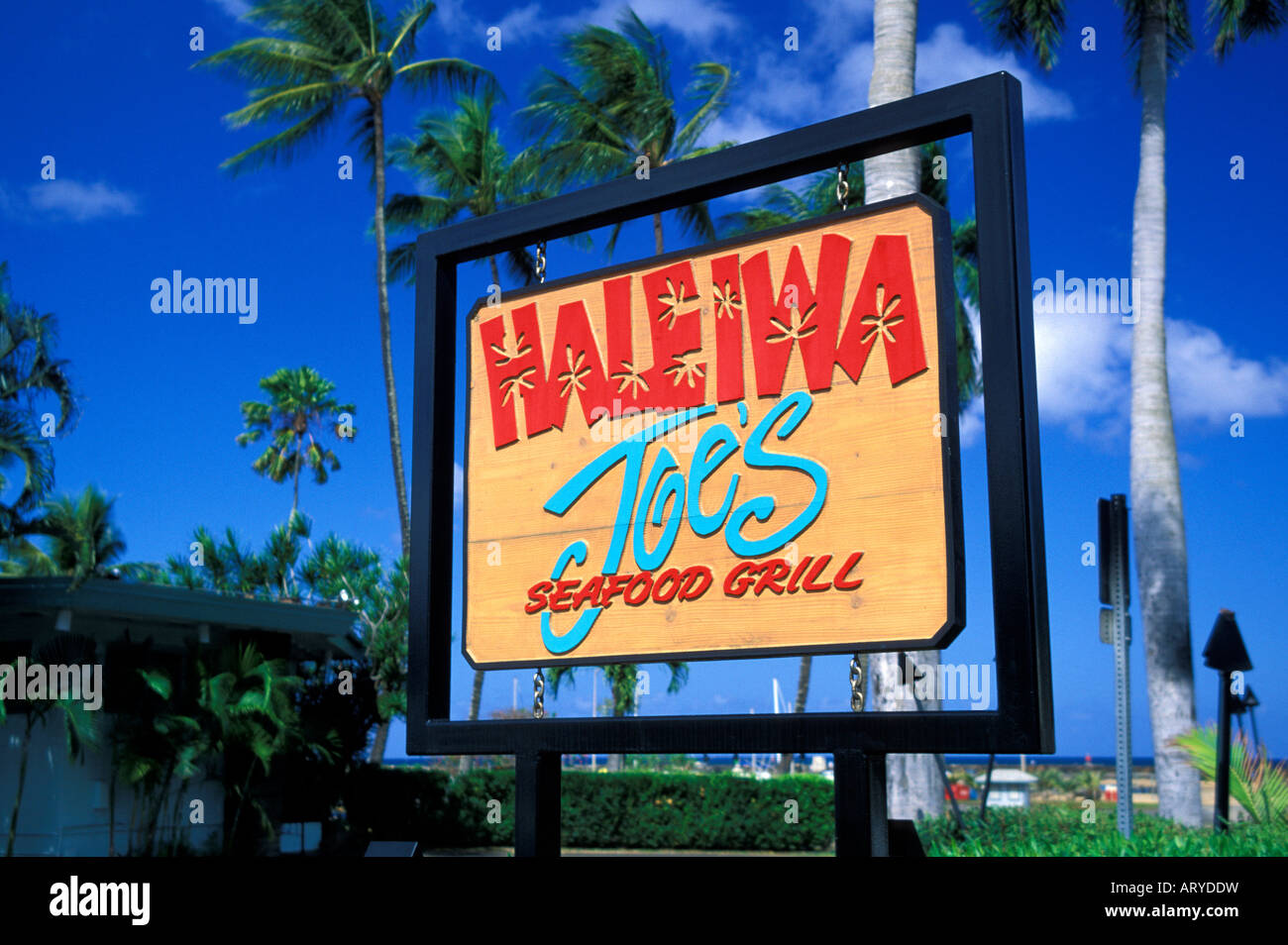 Haleiwa Joe's Restaurant. Popular dining establishment located in heart