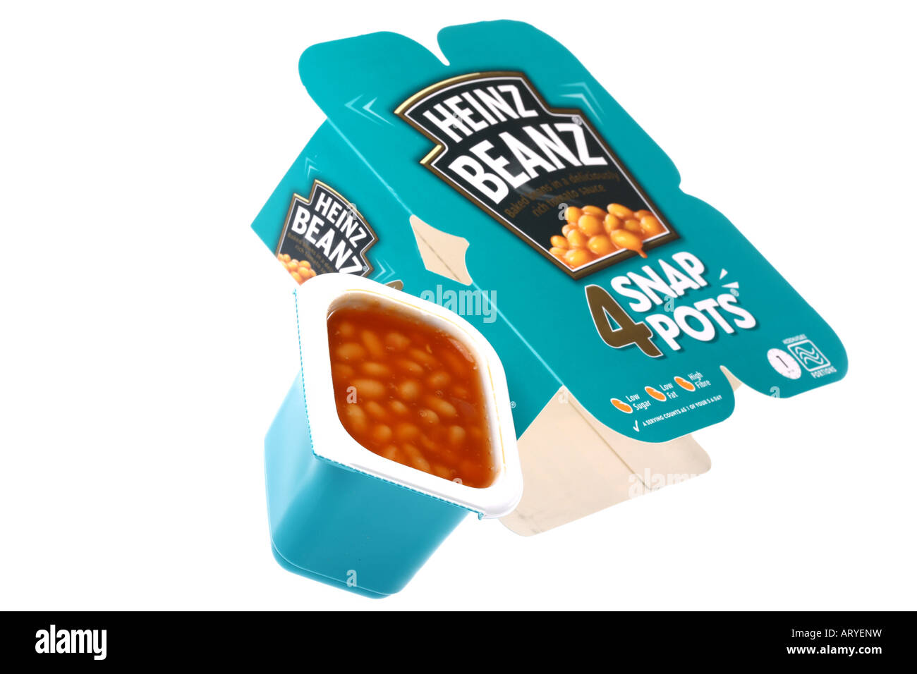 Beans Snap Pots Stock Photo