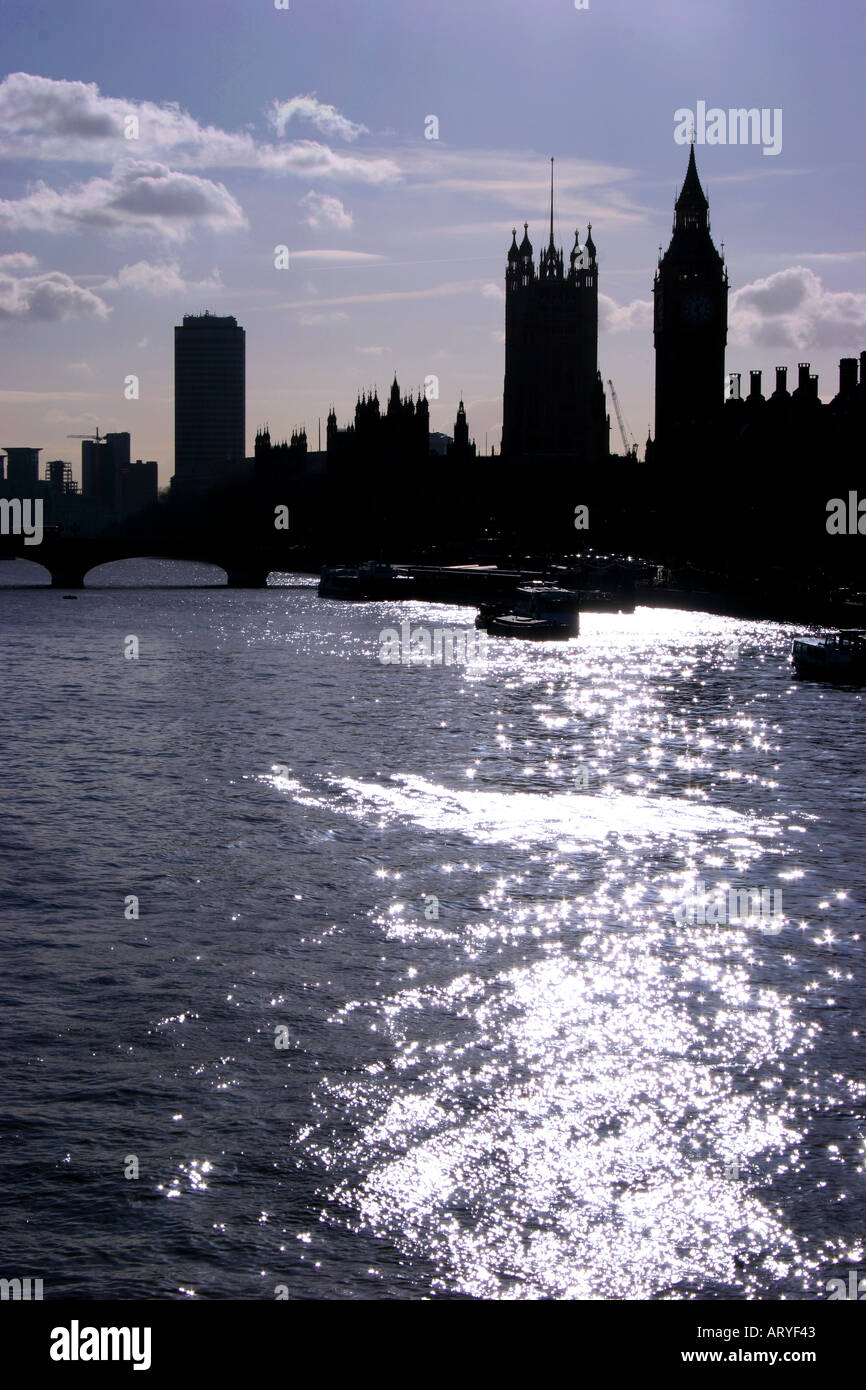 Big Ben and the houses of Parliament London England UK Stock Photo
