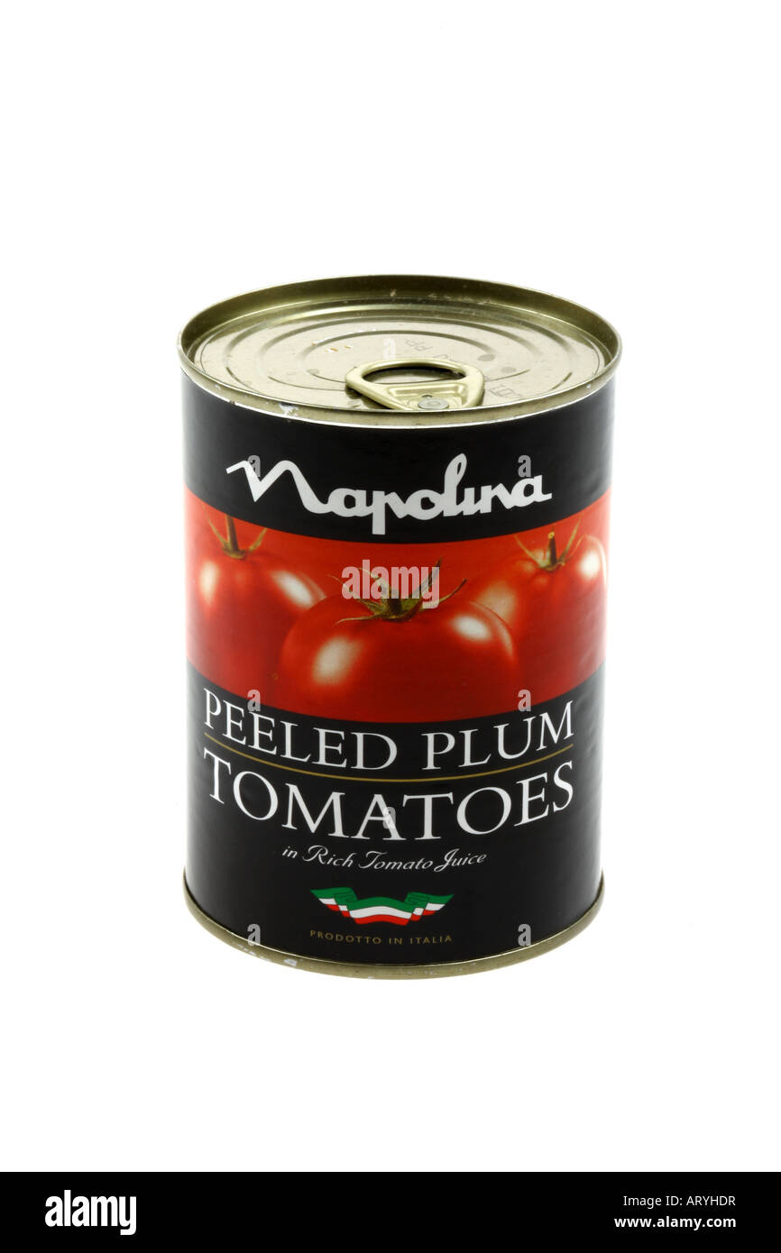 Peeled Plum Tomatoes Stock Photo Alamy