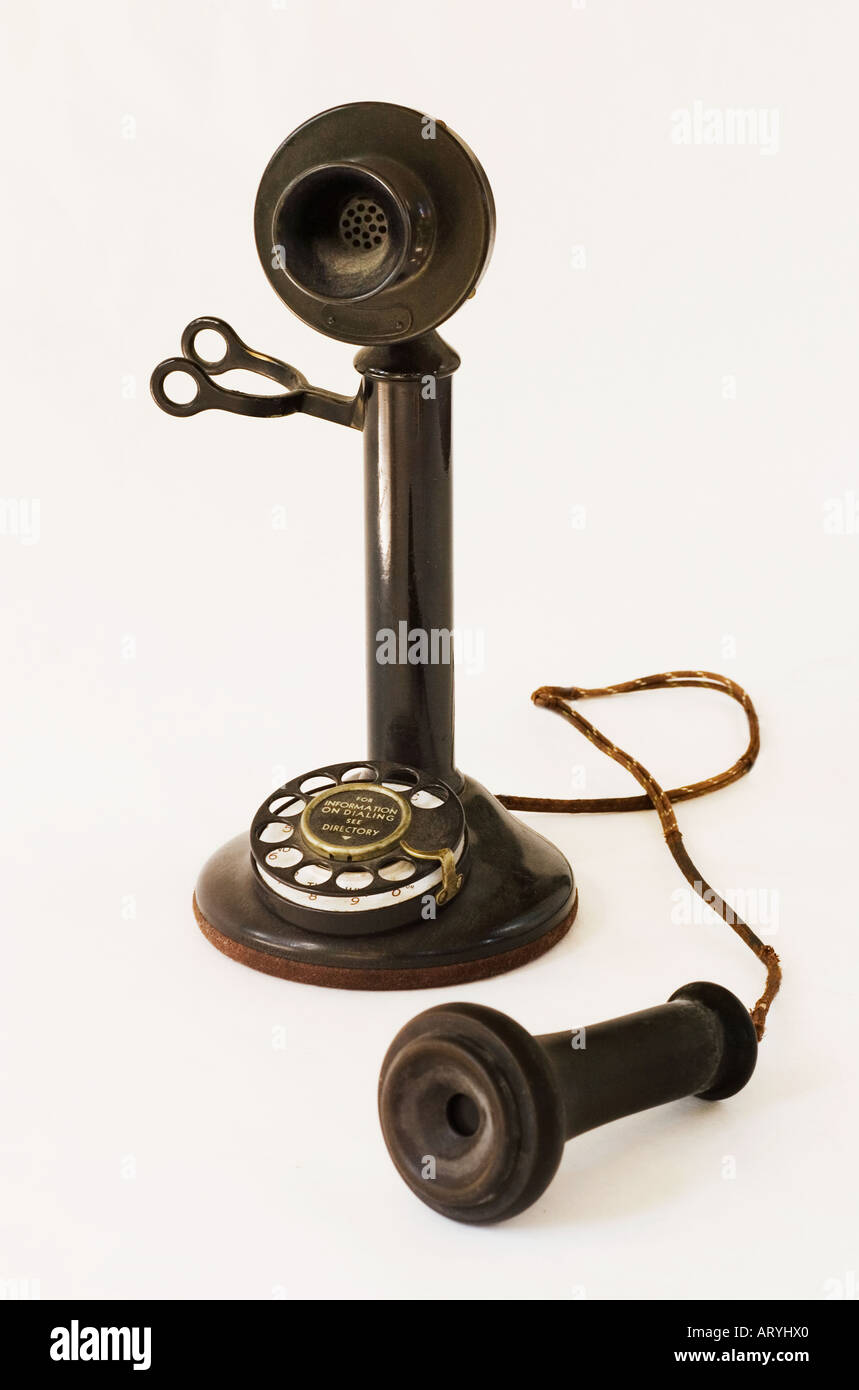 Candlestick telephone communication hi-res stock photography and
