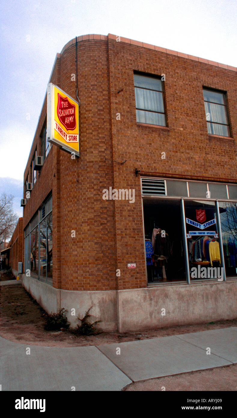 Salt Lake City Utah USA Salvation Army Thrift Store Stock Photo Alamy