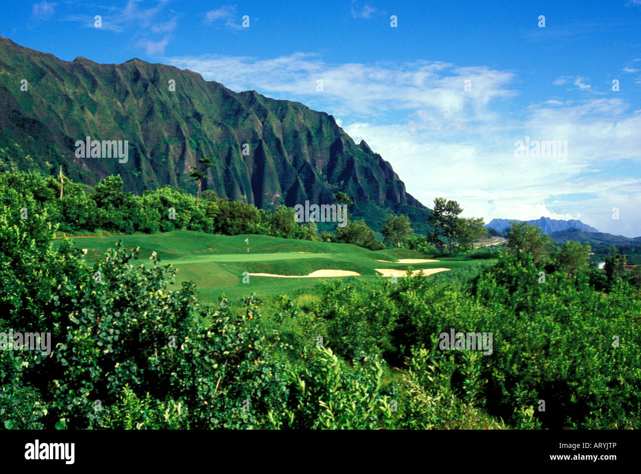 Koolau Golf Course No 12 Oahu Hawaii Architects:Nugent/Jack Koolau Golf Course No 12 Oahu Hawaii Architects:Nugent/Jack