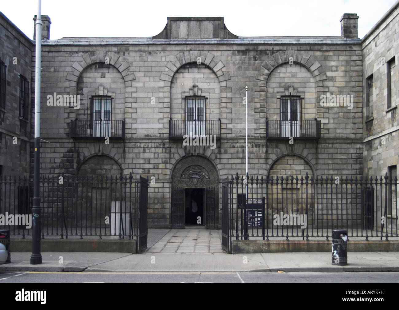 The entrance. Kilmainham Gaol, Dublin, County Dublin, Ireland. Stock Photo