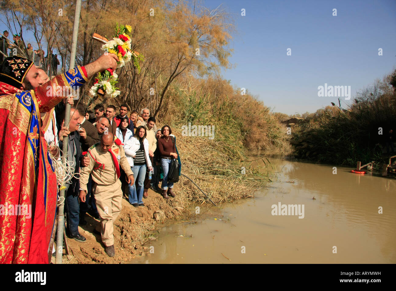 Jordan Valley Qasr al Yahud Syrian Orthodox Church celebrates the Feast