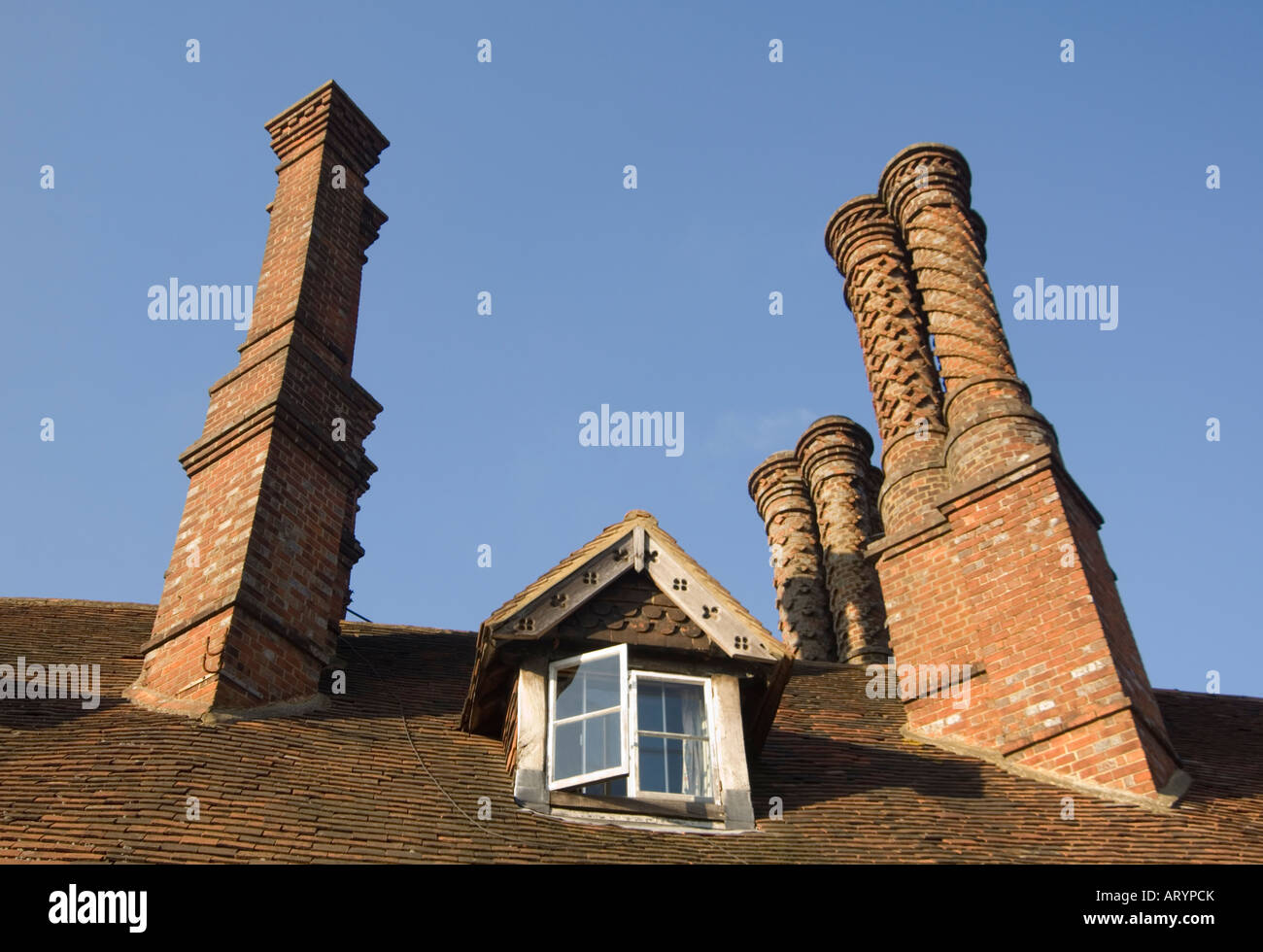 Elizabethan Chimney Stock Photos Elizabethan Chimney Stock