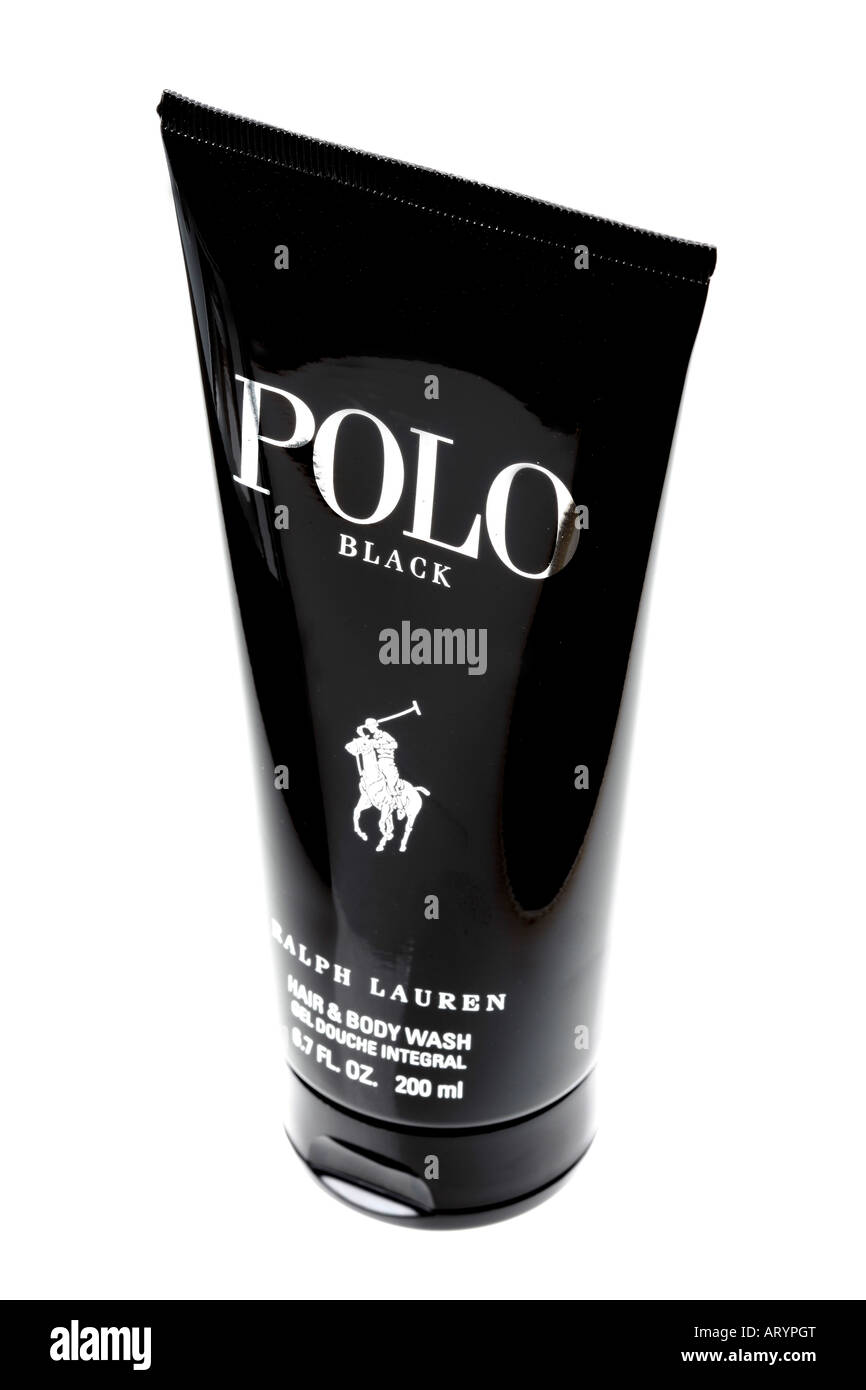 Ralph Lauren Polo Black Shampoo and Body Wash Stock Photo - Alamy