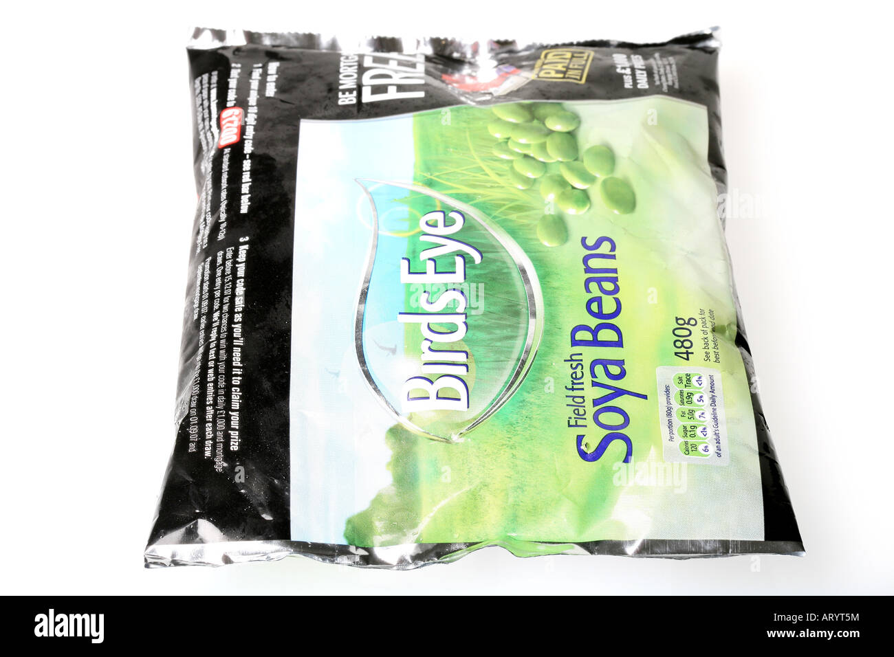 Soy soya edamame beans soybeans soyabeans birds eye hires stock