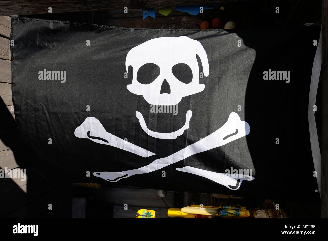 Skull and Bones flag at Key West Florida Stock Photo Alamy