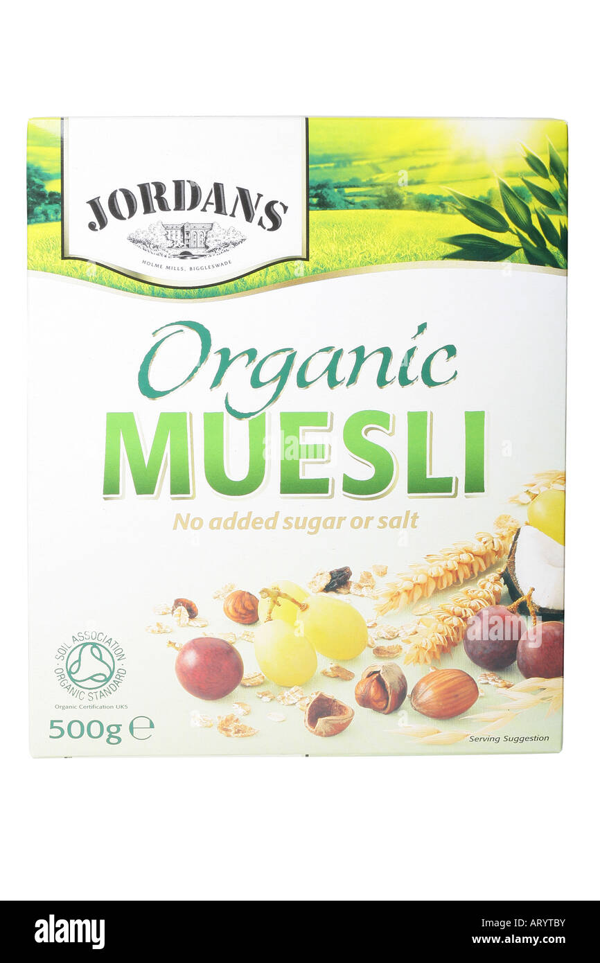 Jordans muesli breakfast cereal hi-res stock photography and images - Alamy