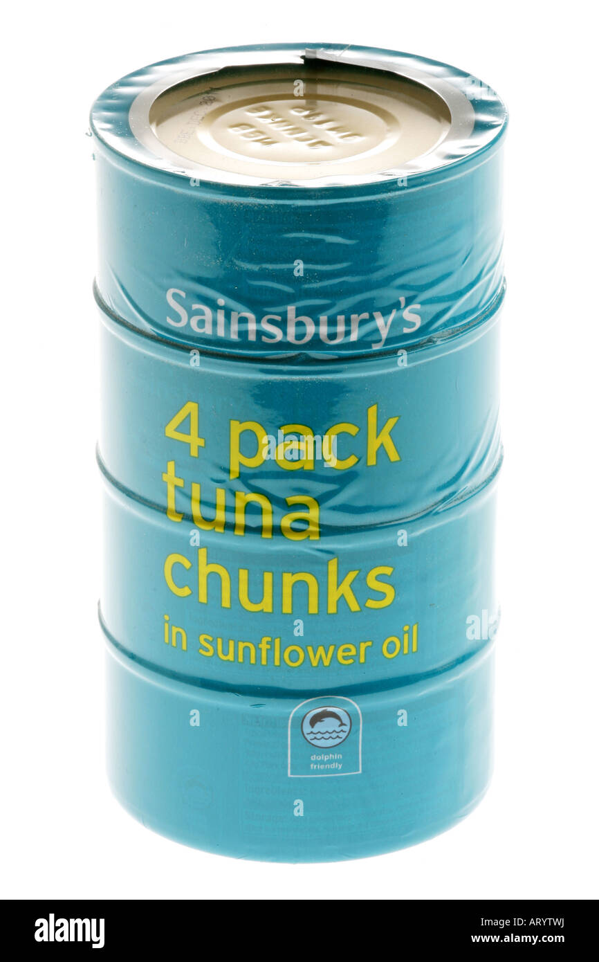 Tuna In Spring Water Stock Photo Alamy