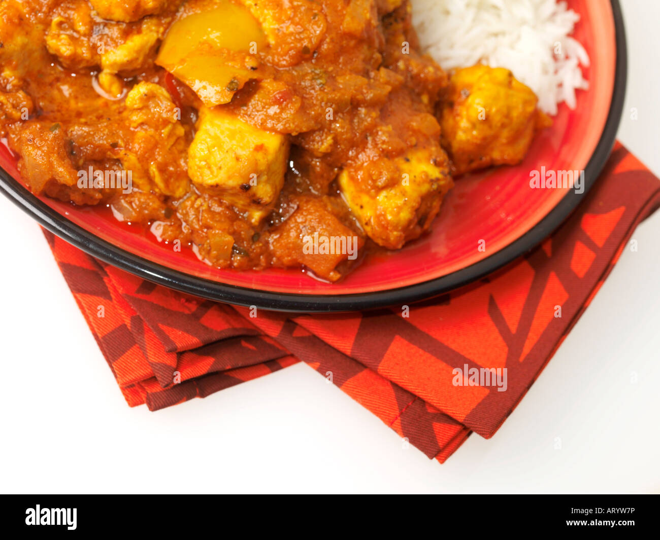 Chicken Jalfrezi Stock Photo