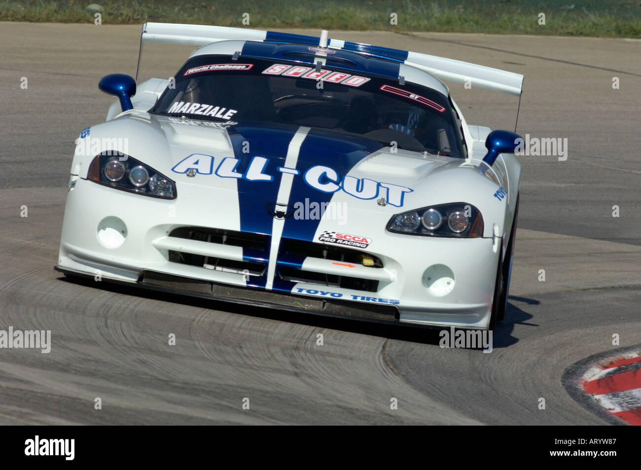 Ritch Marziale races his Dodge Viper at the Speed World Challenge GT race at Mid-Ohio 2005 Stock Photo