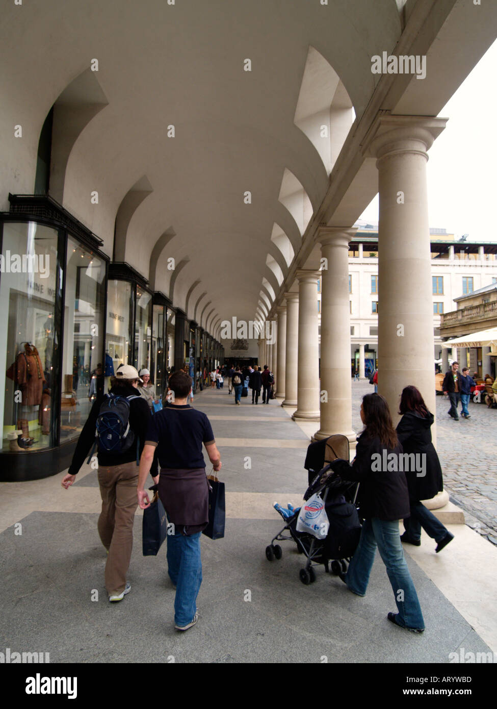 People shopping at Covent Garden London UK Stock Photo