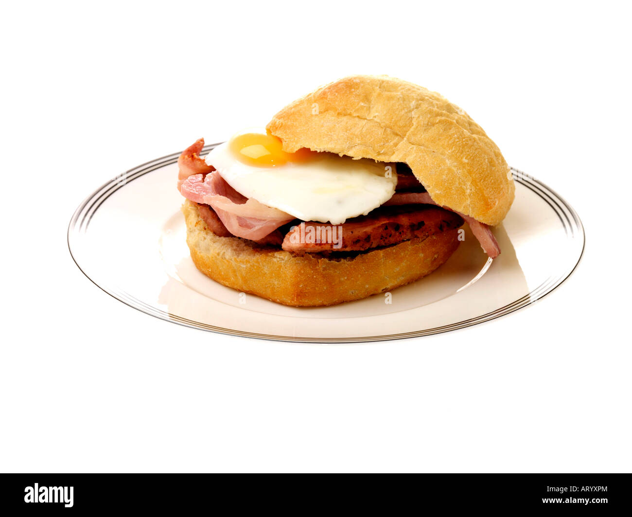 Egg bacon bap hires stock photography and images Alamy