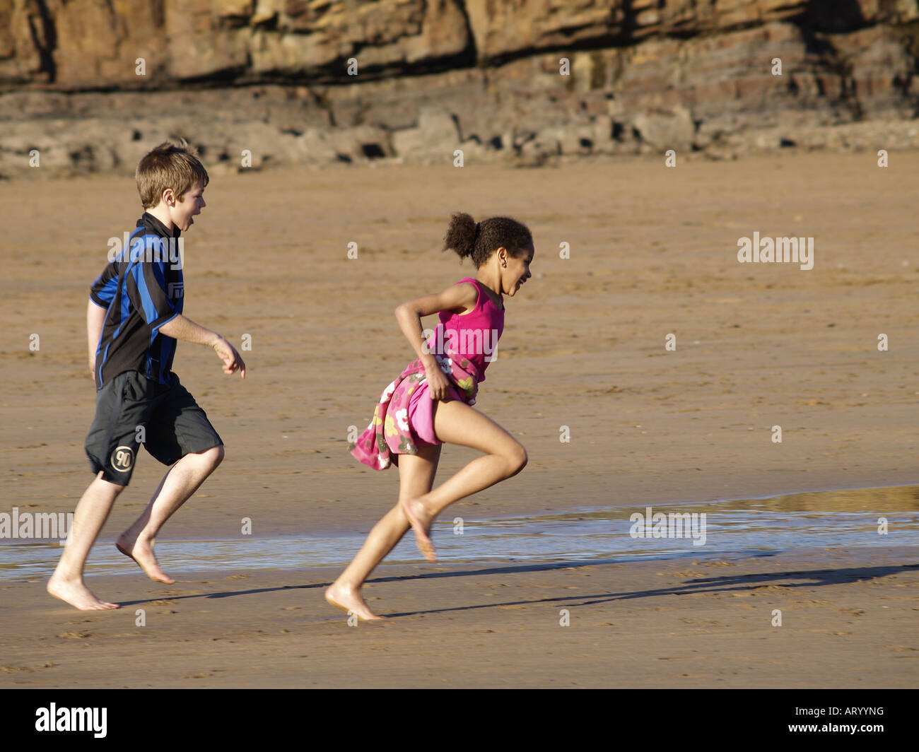 Beach Nudists Boy