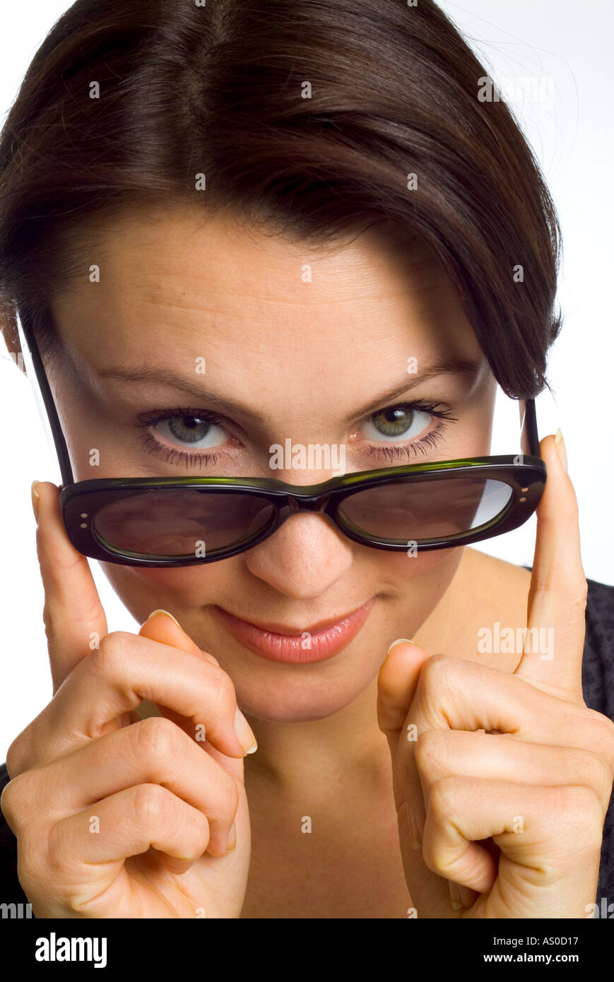 woman wearing sunglasses Stock Photo