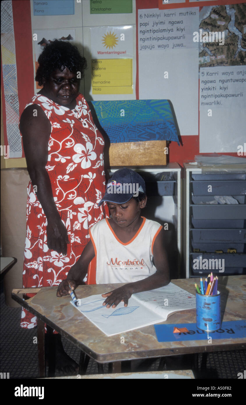 Tiwi Islands Bathurst Nguiu community primary school Stock Photo