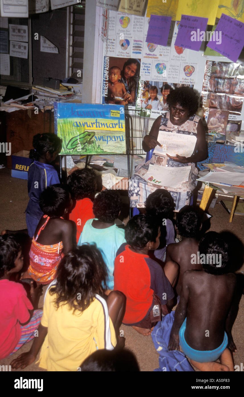 Tiwi Islands Bathurst Nguiu community primary school Stock Photo