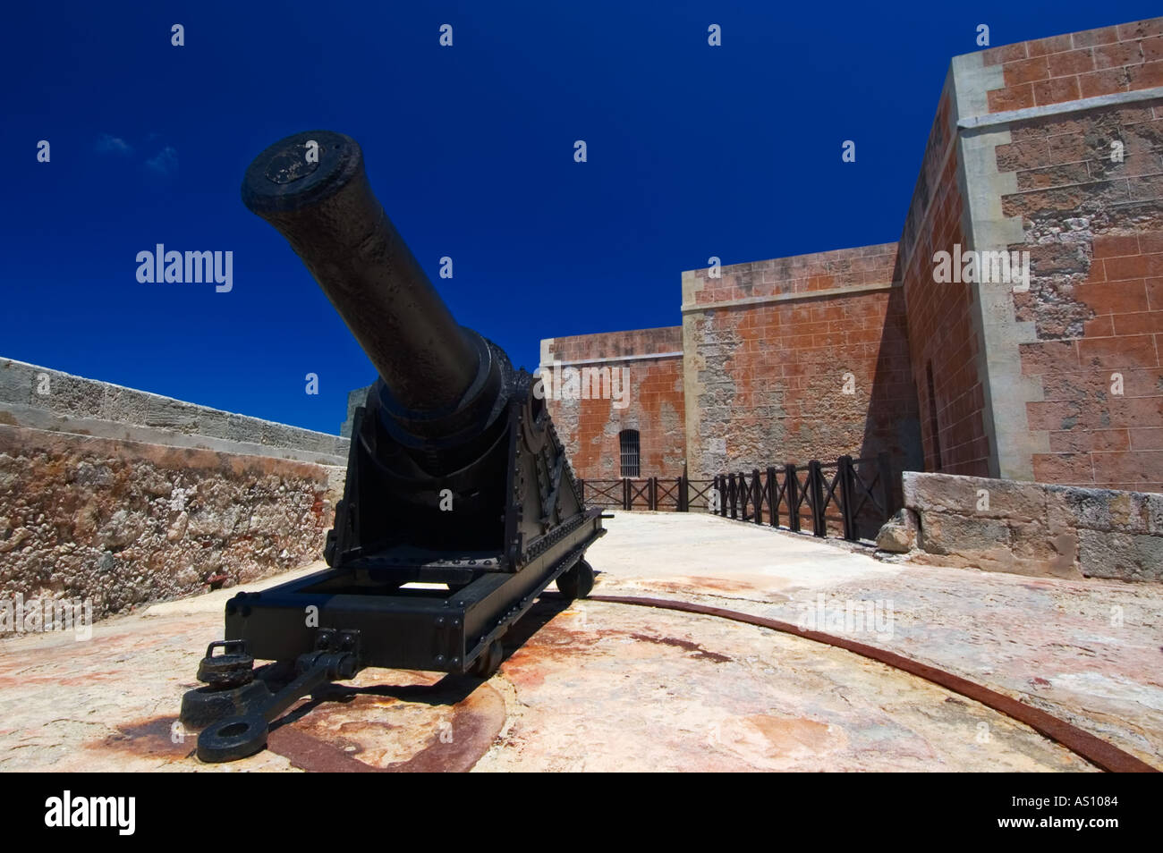 Castillo de los Tres Reyes Magos del Morro, Parque Militar Morro-Cabana, Habana del Este, La Habana, Cuba Stock Photo