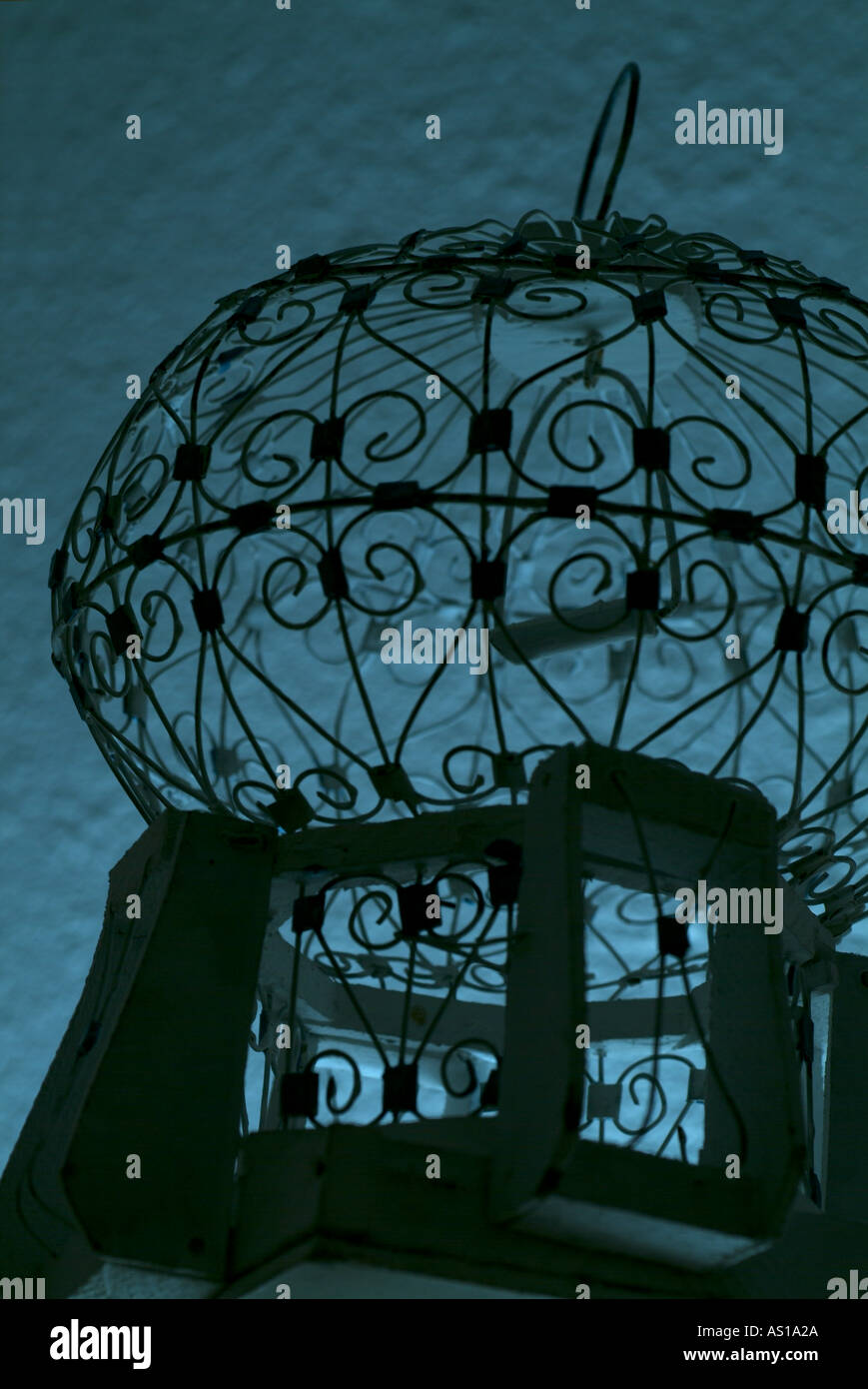 An empty bird cage Stock Photo Alamy