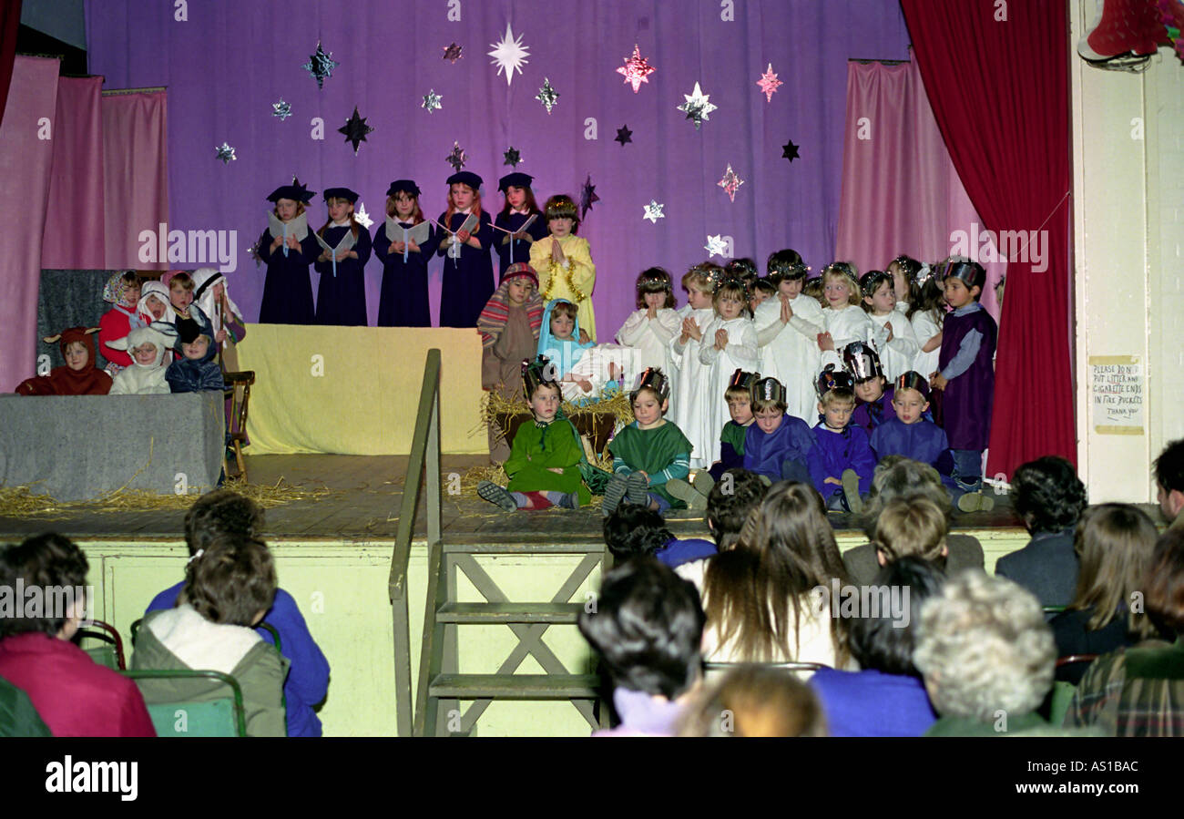 School nativity play Stock Photo Alamy
