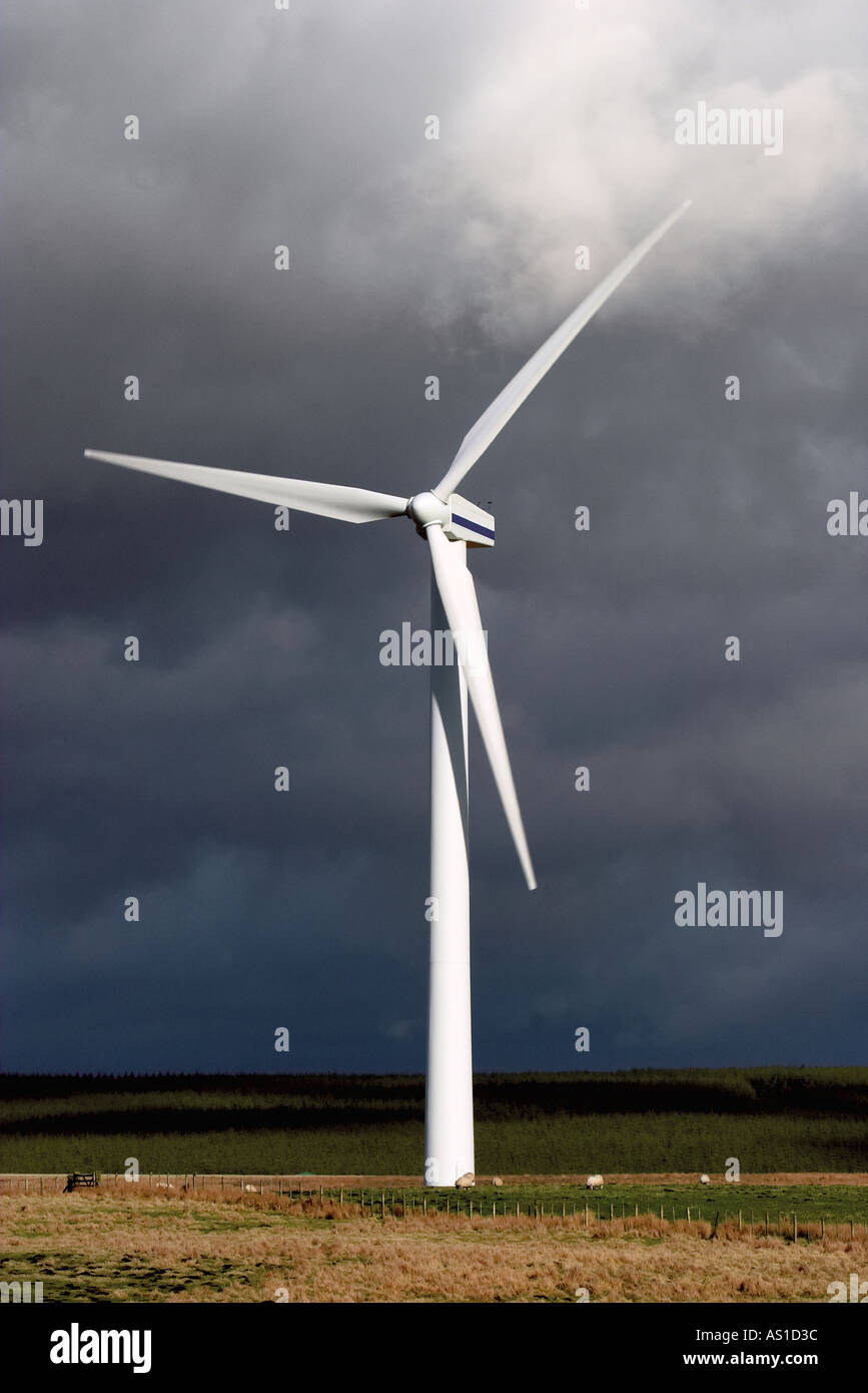 Dun Law Wind Farm, East Lothian, Scotland Stock Photo