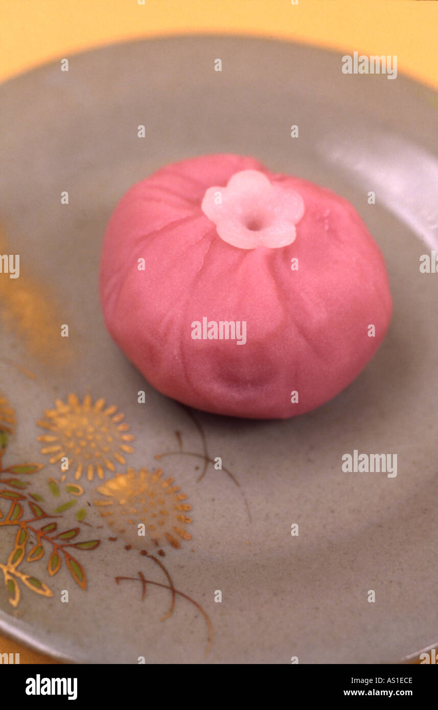 tipical japanese cake prepared fot the tea cerimony Stock Photo Alamy