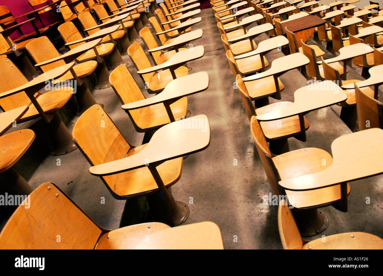 Empty College Lecture Hall Stock Photo 1580837 Alamy
