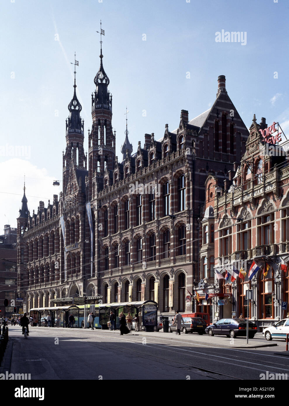 Amsterdam, Kaufhaus Magna Plaza, Stock Photo