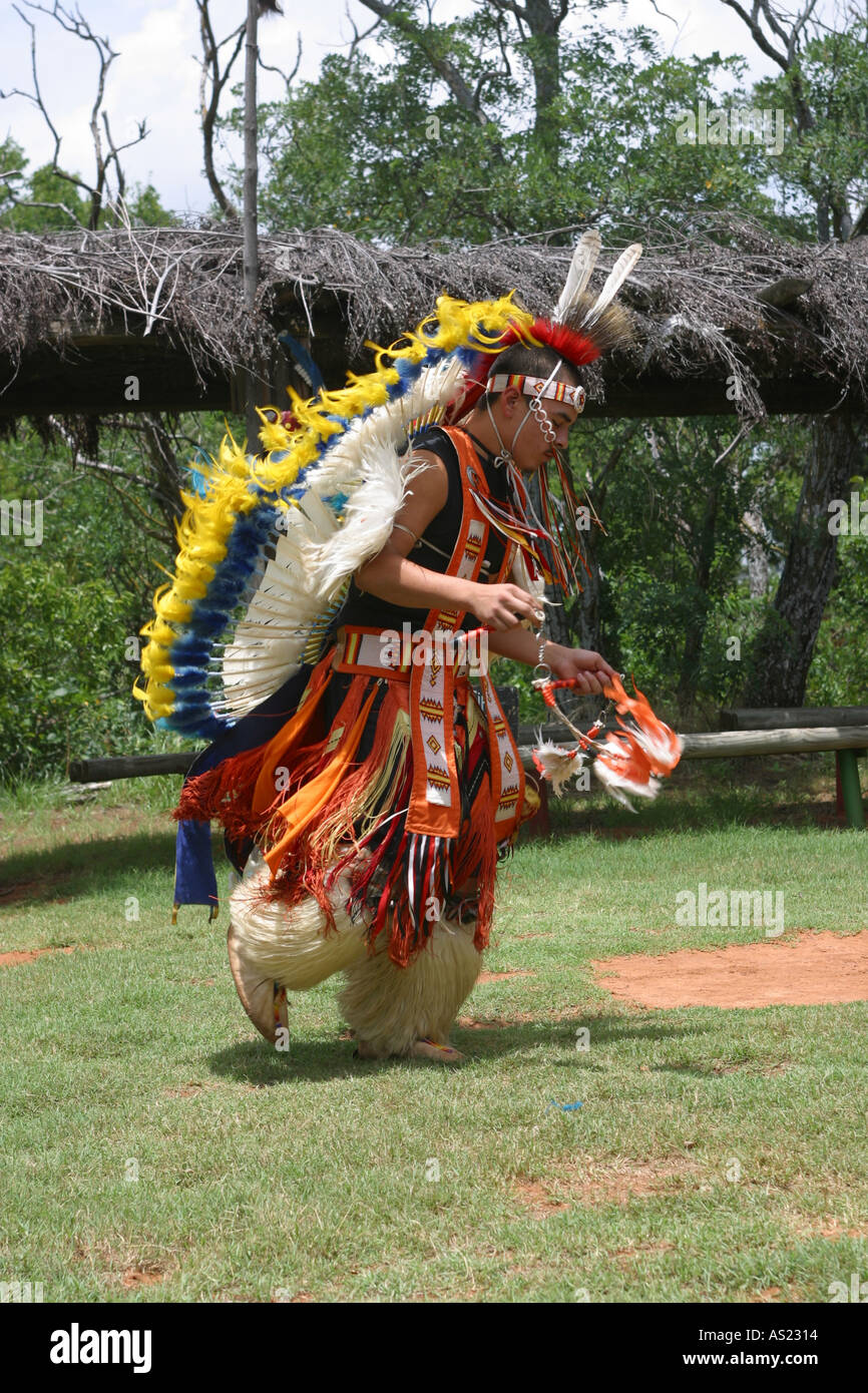 Indian City Anadarko USA traditional dance Stock Photo