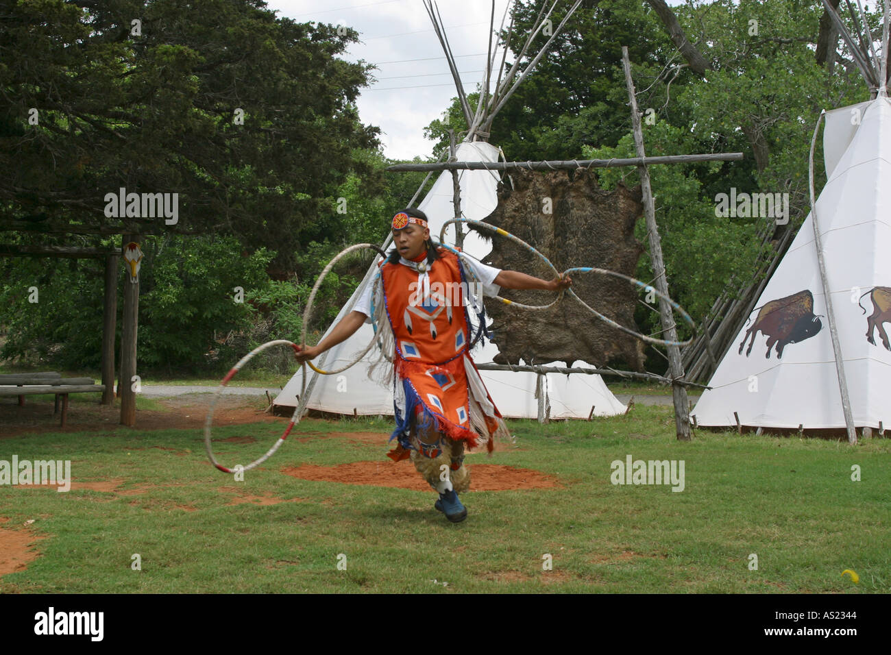 Indian City Anadarko USA traditional dance Stock Photo Alamy