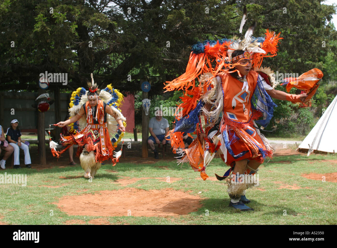 Indian City Anadarko USA traditional dance Stock Photo