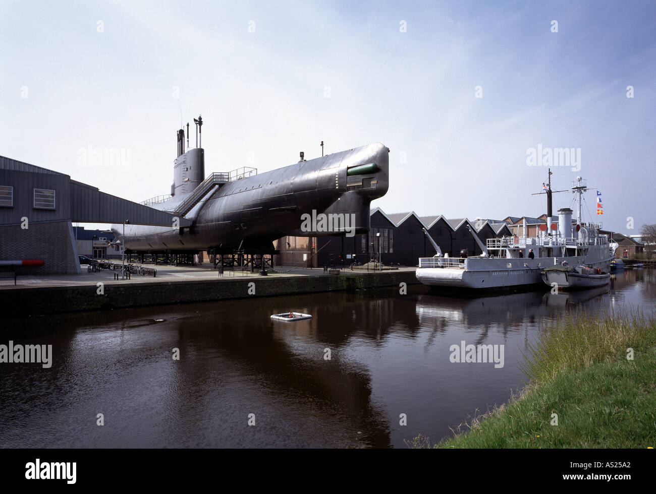 Den Helder, Marinemuseum, Unterseeboot Stock Photo