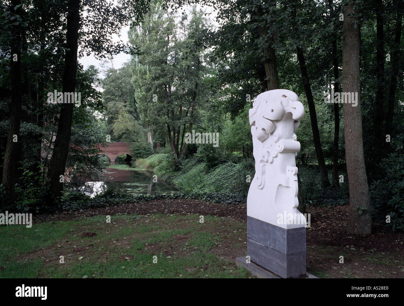 Moyland, Schloßpark, Peter H. van de Locht: Wesen und Mächte 1995 Stock Photo
