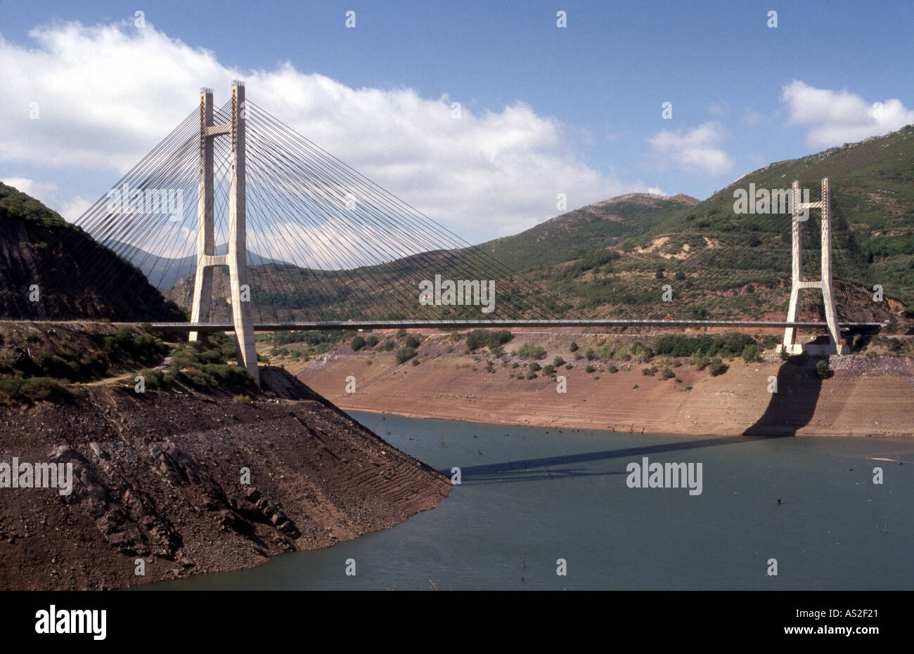 Embalse de la luna, Brücke, Stock Photo