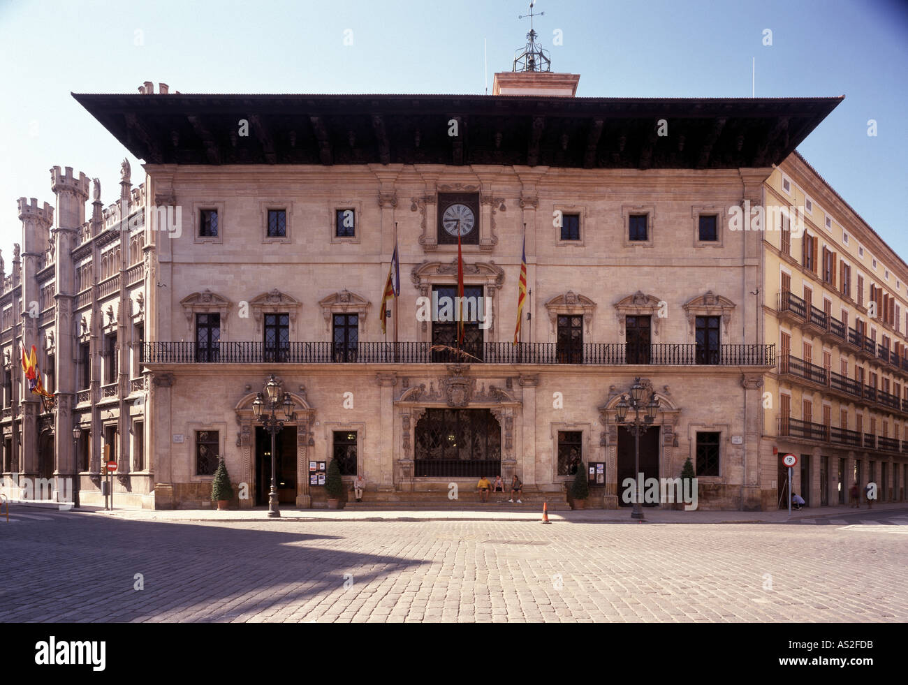Palma de Mallorca, Rathaus, begonnen 1598 Stock Photo
