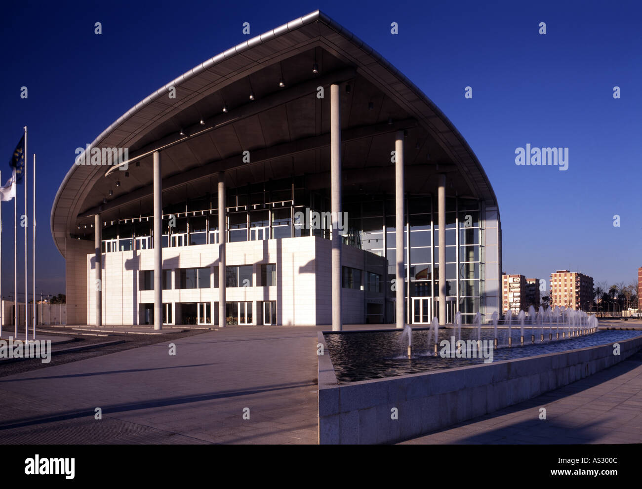 Valencia, Kongresspalast, 1994 Sir Norman Foster Stock Photo