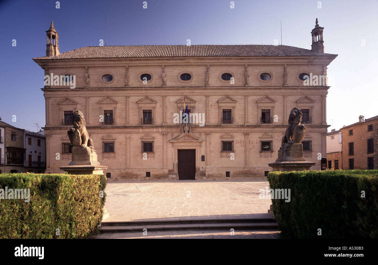 Ubeda, Palacio de las Cadenas, ( Ajuntamiento) 1550-1560 Stock Photo