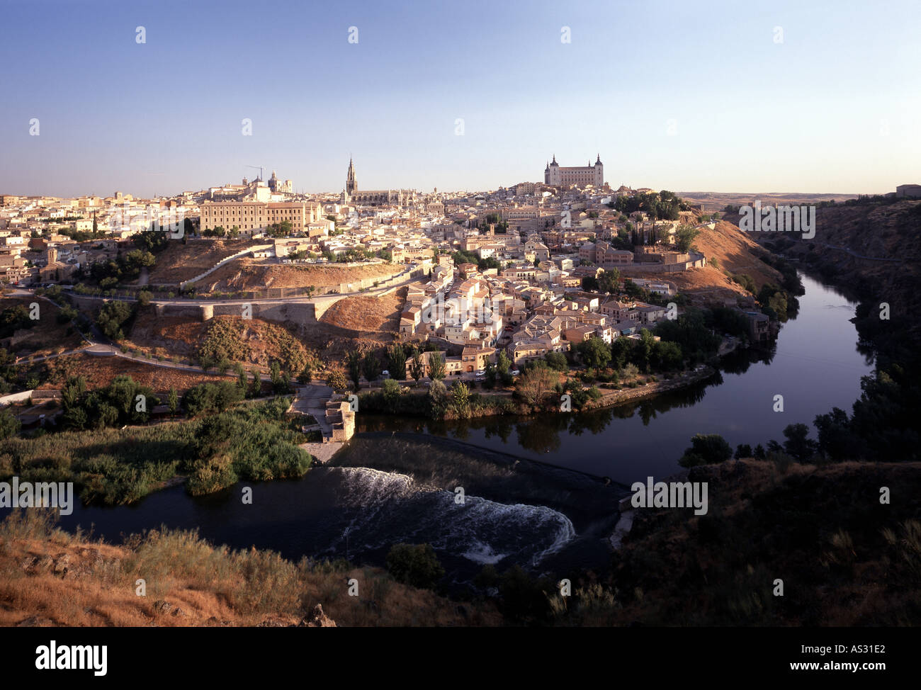 Toledo, Stadtansicht, Toledo am Tajo Stock Photo