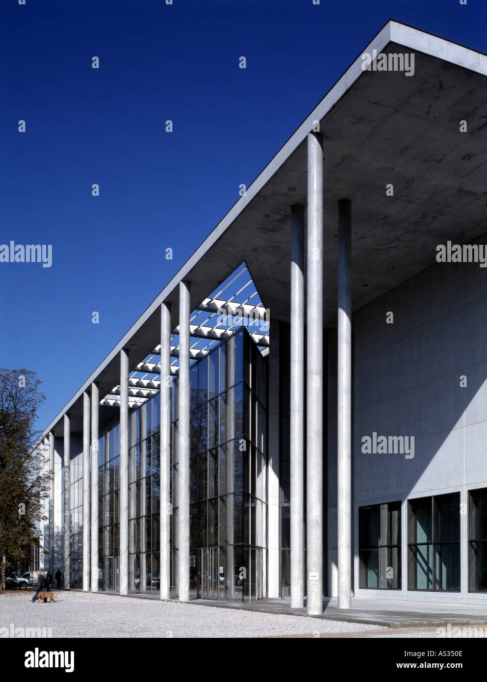 München, Pinakothek der Moderne, Aussenaufnahme Stock Photo