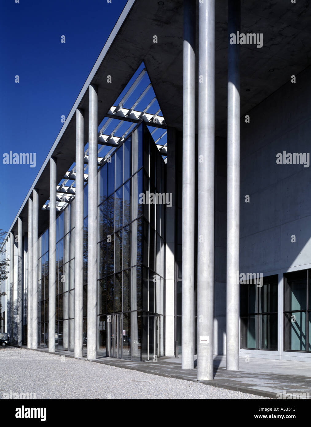 München, Pinakothek der Moderne, Aussenaufnahme Stock Photo