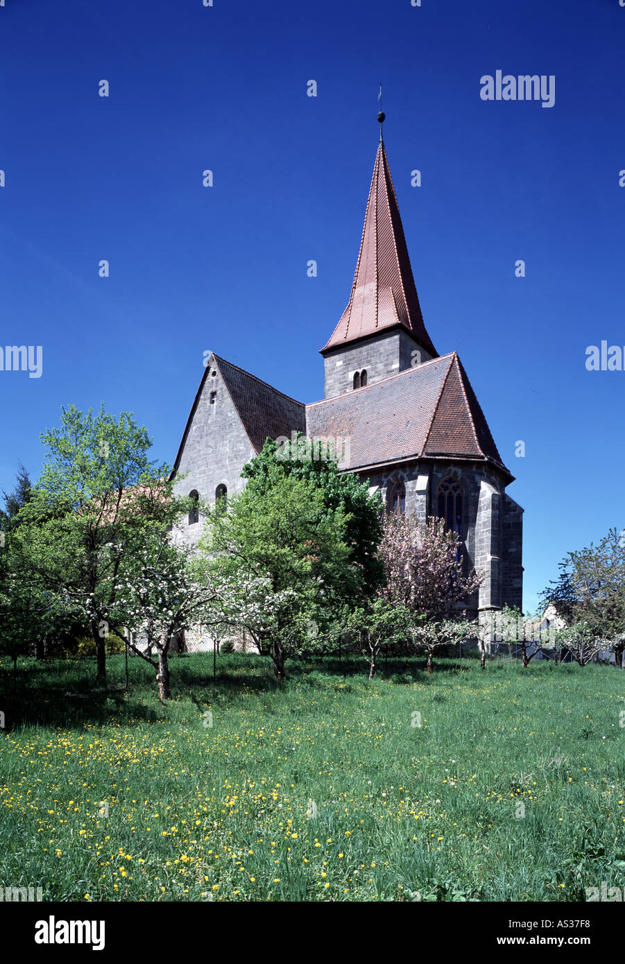 Münchaurach, Kloster, Aussenansicht Stock Photo