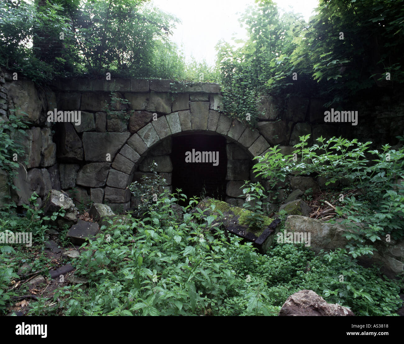 Meerbusch-Büderich, Haus Meer, Ruine des Eiskellers Stock Photo