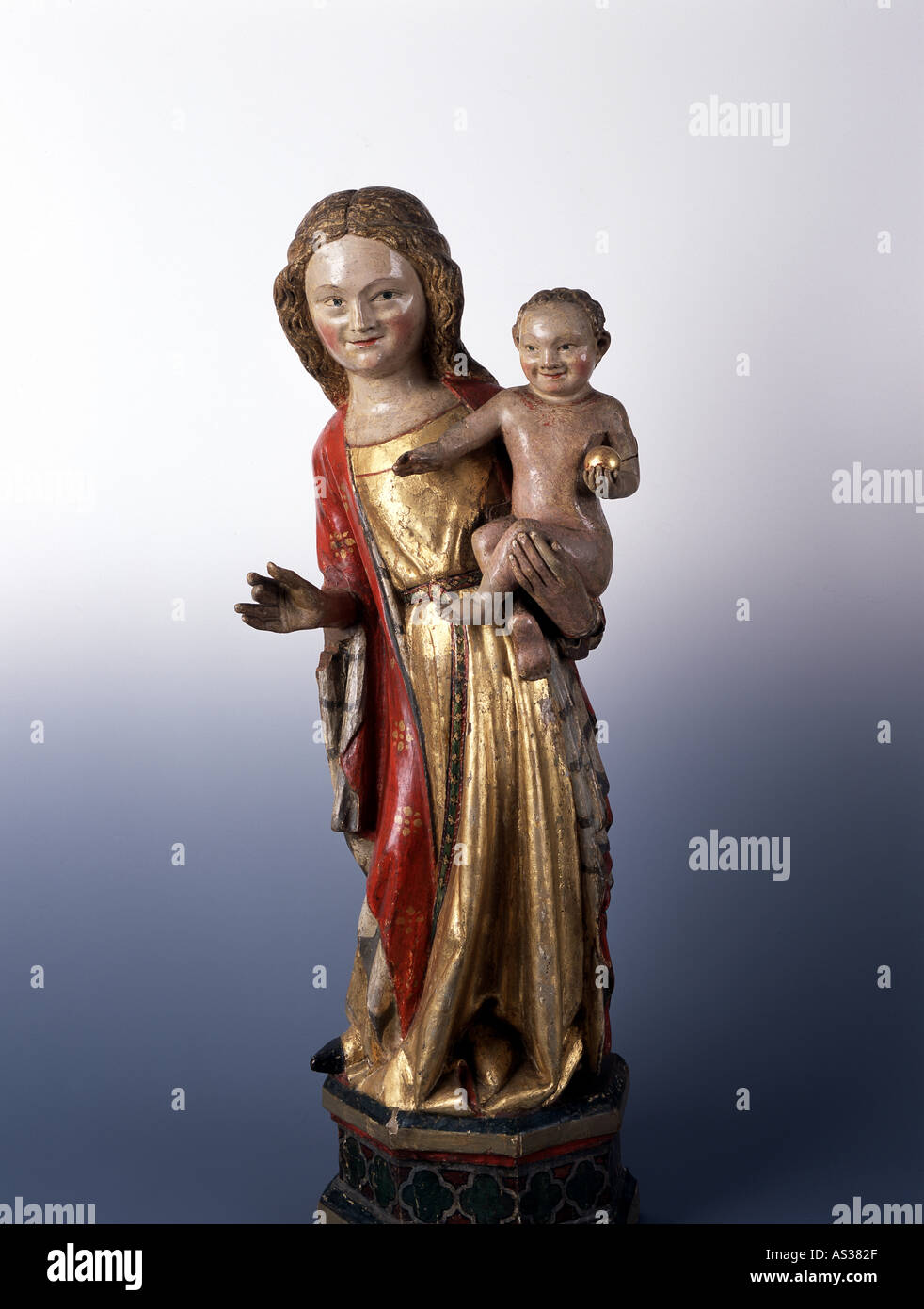 Niddatal-Ilbenstadt, Klosterkirche, Madonna Stock Photo - Alamy