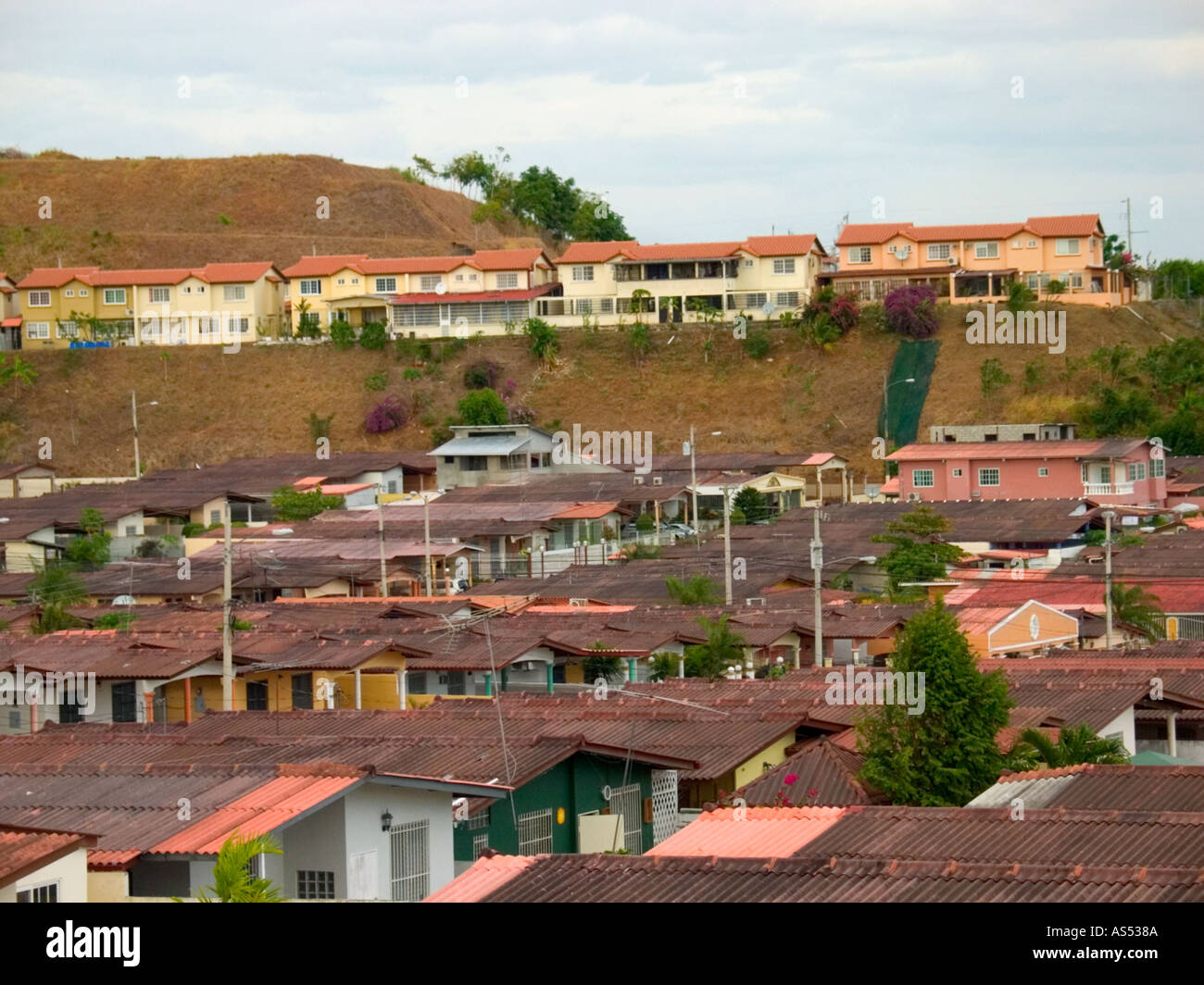 Brisas del Golf, San Miguelito, Panama City Suburbs. Republic of Panama, Central America Stock Photo