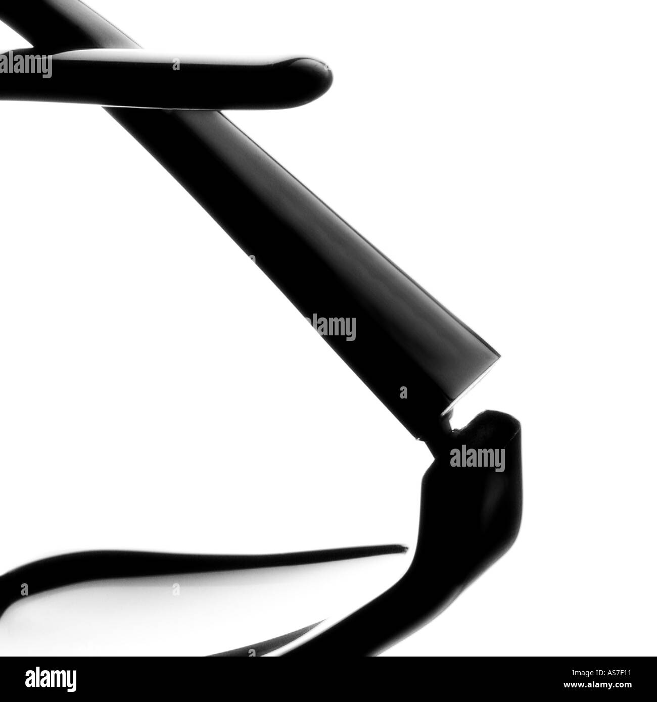 Graphic image of black sunglassess Stock Photo