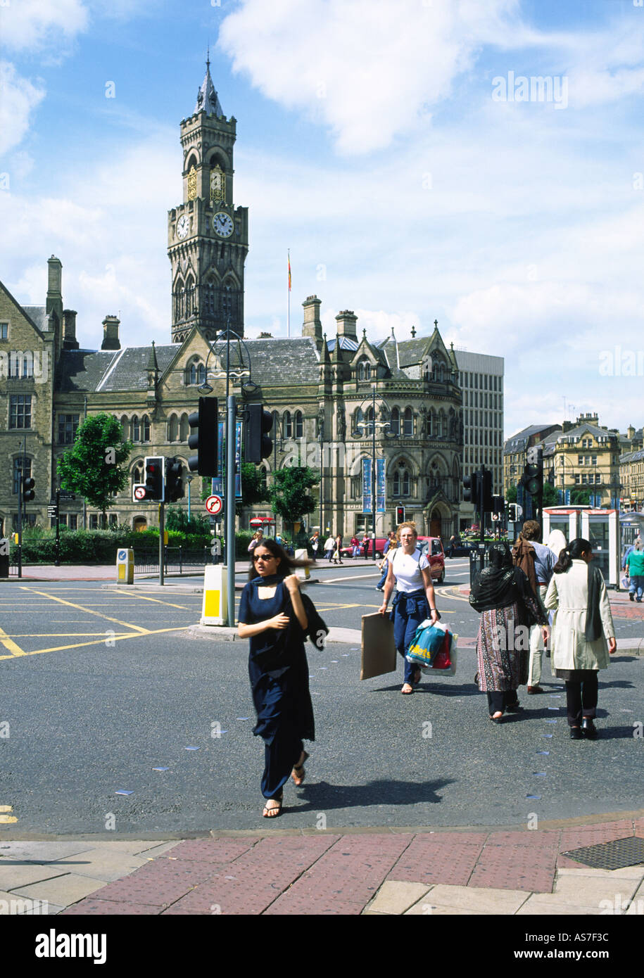 The City Hall, Bradford, in West Yorkshire, England Stock Photo Alamy