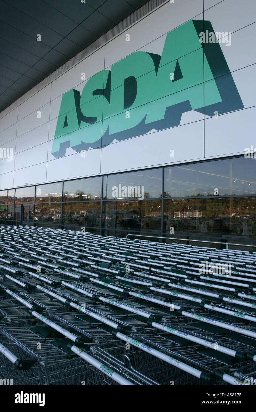 Part of the new Asda Walmart shopping complex in Swindon Wiltshire Stock Photo Alamy